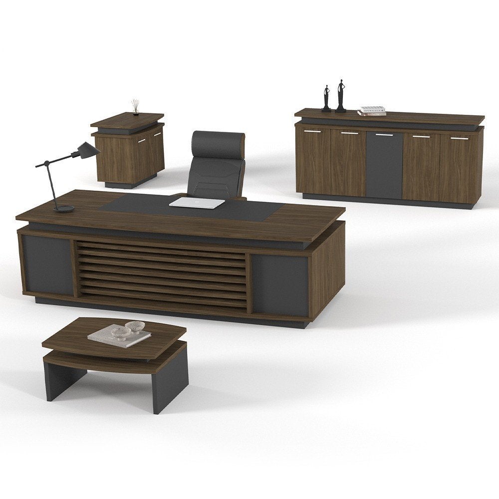 Directiebureau set Buhara - Direct leverbaar!, Opbergruimte, Hout, Ophalen of Verzenden, Overige merken