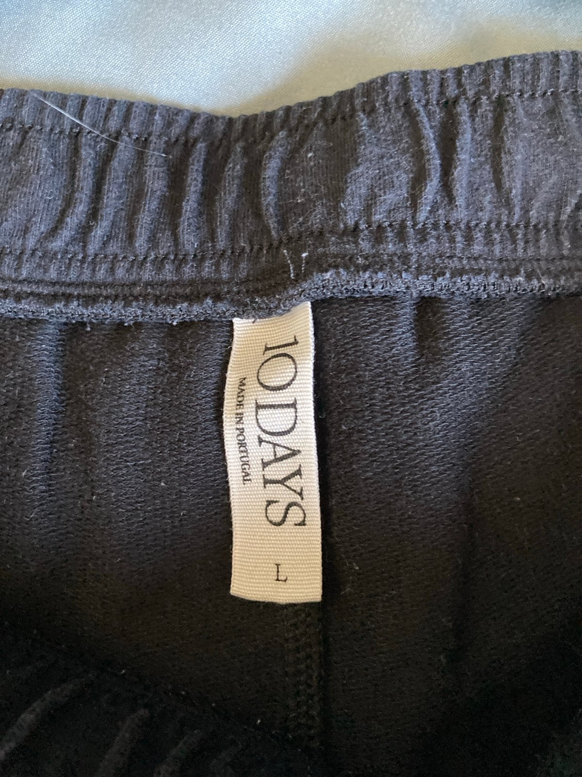 10DAYS Zwarte Joggingbroek Maat L, Zwart, Maat 42/44 (L), Ophalen of Verzenden, Lang