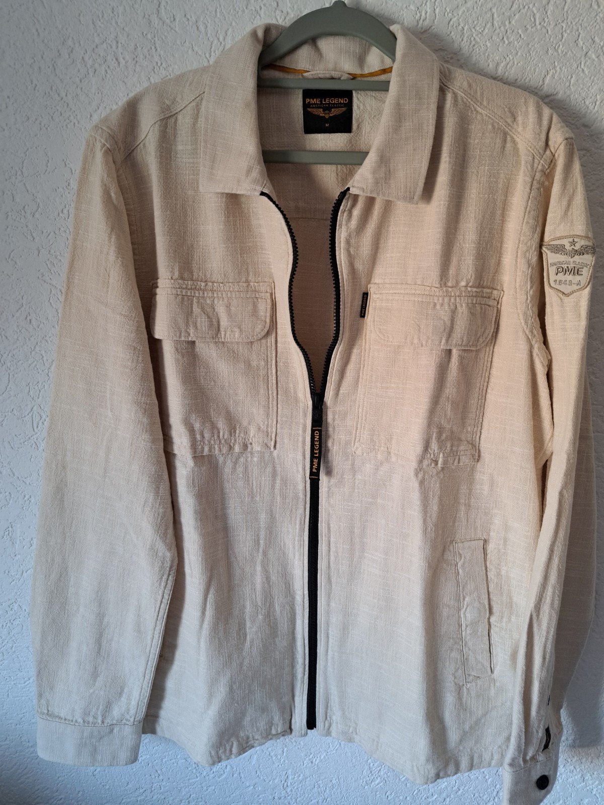 pallmall pme zomer jas maat M, Kleding | Heren, Jassen | Zomer, Ophalen of Verzenden, Zo goed als nieuw, Beige