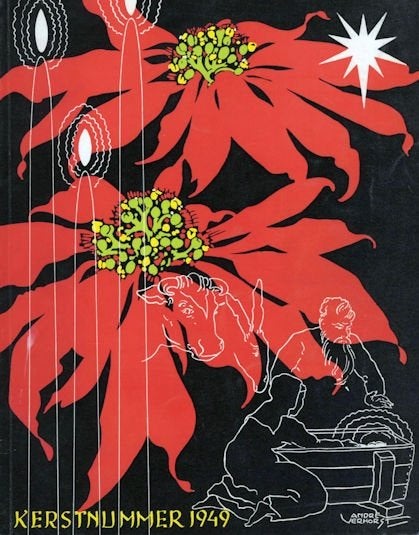 DRUKKERSWEEKBLAD - KERSTNUMMER 1949, Ophalen of Verzenden, Gelezen