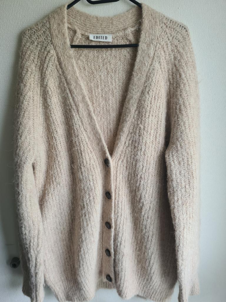 Edited vest van alpaca blend, Maat 38/40 (M), Beige, Ophalen of Verzenden, Zo goed als nieuw