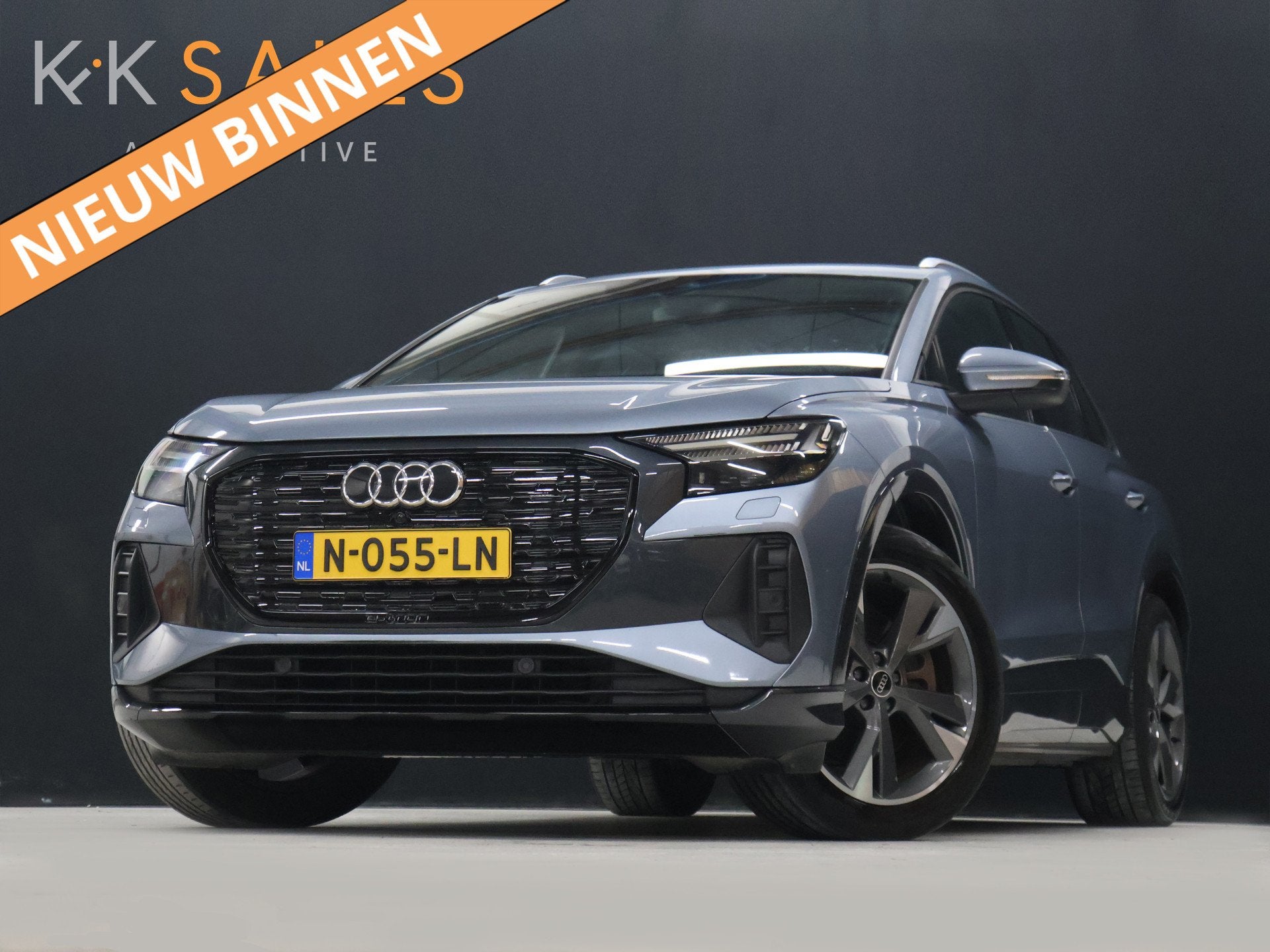 Audi Q4 e-tron 40 Launch edition Advanced 77 kWh [SOH 92%, S, Automaat, Dealer onderhouden, Gebruikt, Blauw