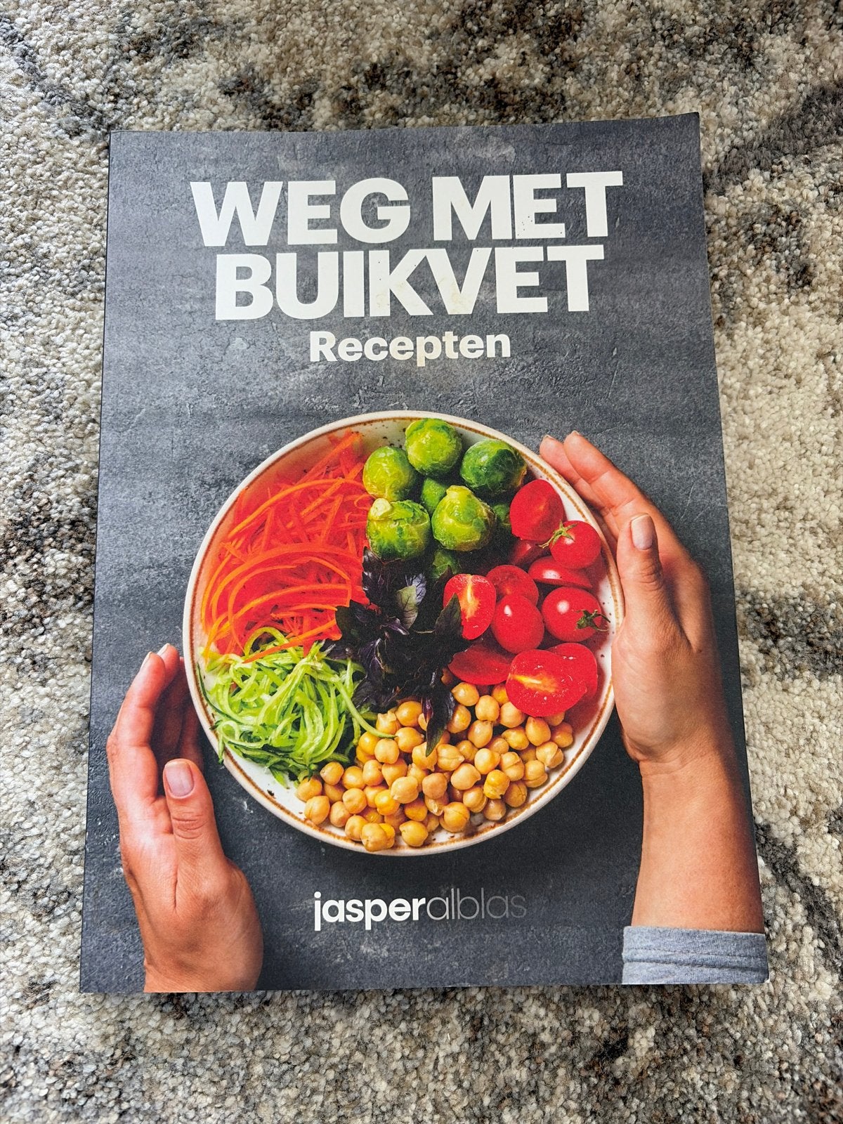 Weg met Buikvet Recepten - Jasper Alblas Kookboek, Boeken, Voorgerechten en Soepen, Ophalen of Verzenden, Zo goed als nieuw, Gezond koken