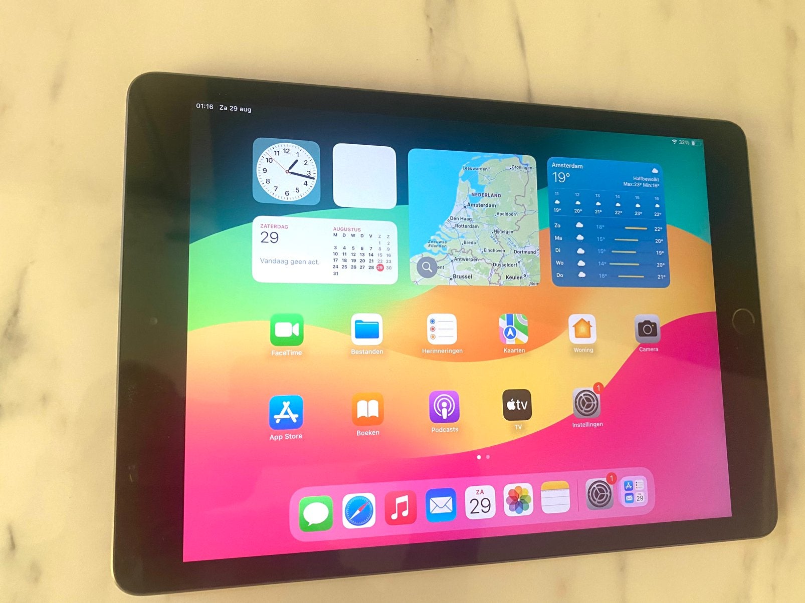 IPad 7e generatie, Computers en Software, Apple iPads, Ophalen, Zo goed als nieuw, 10 inch, 32 GB
