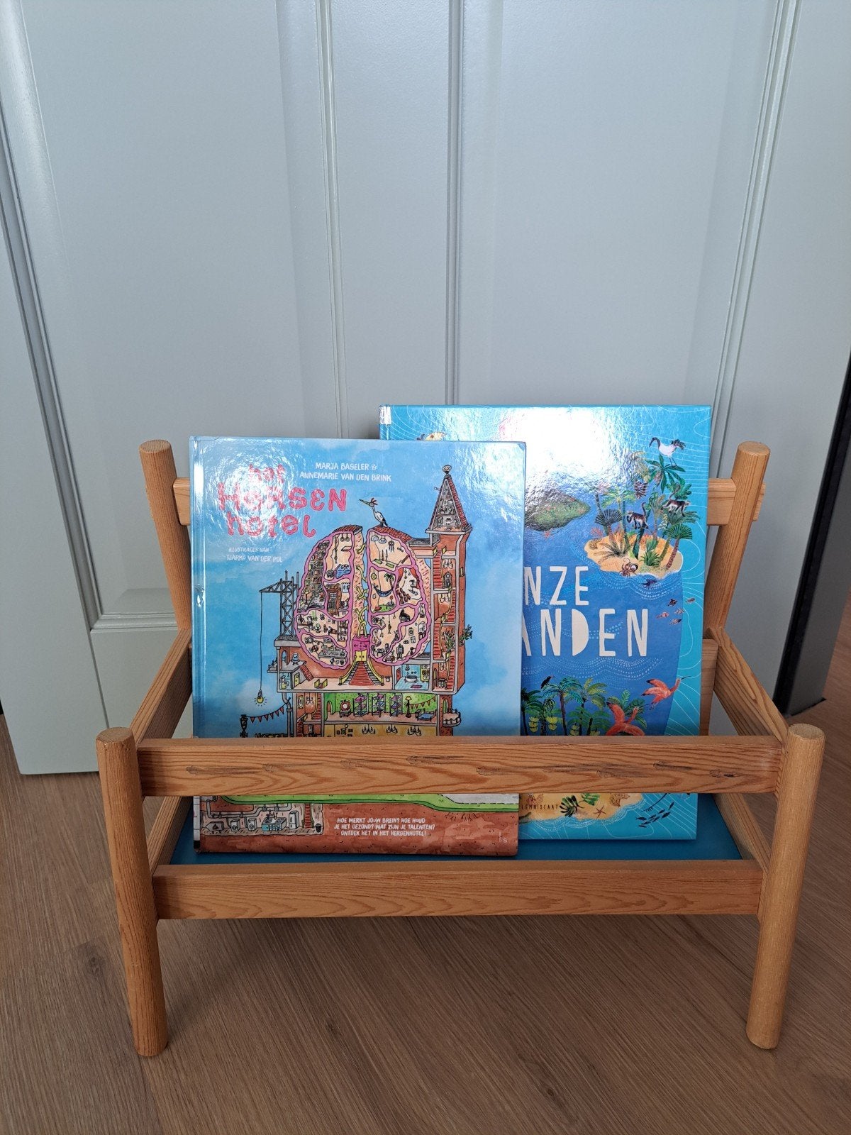 Ikea Flisat Boekenstandaard, Blauw, Ophalen, Zo goed als nieuw, IKEA
