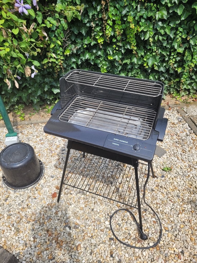 Elektrische barbeque Tefal, Tuin en Terras, Elektrische barbecues, Ophalen, Gebruikt, Tefal