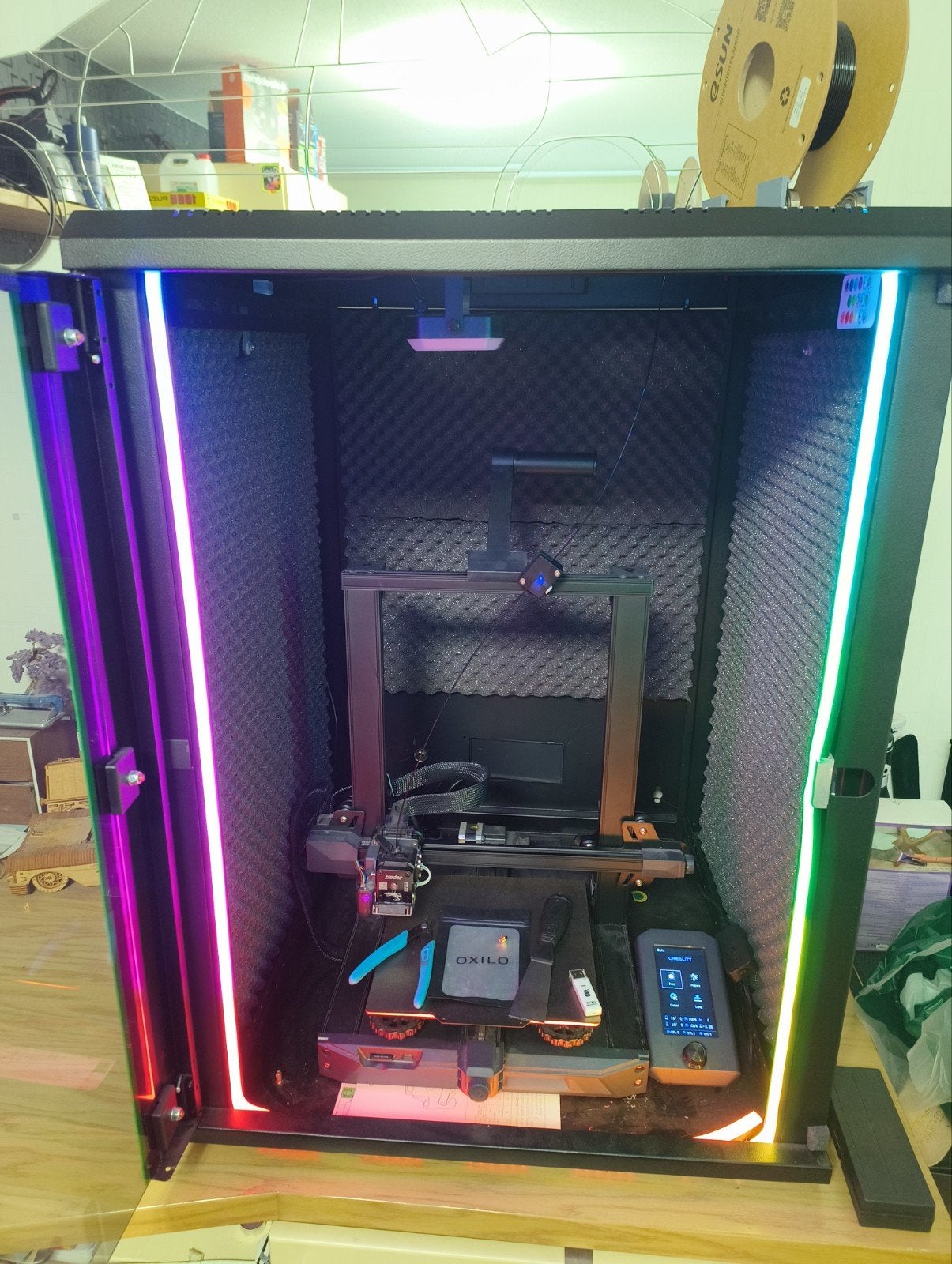 Creality Ender 3 S1 met mooie print behuizing, Computers en Software, Ophalen, Gebruikt, Creality Ender 3 S1, Filament