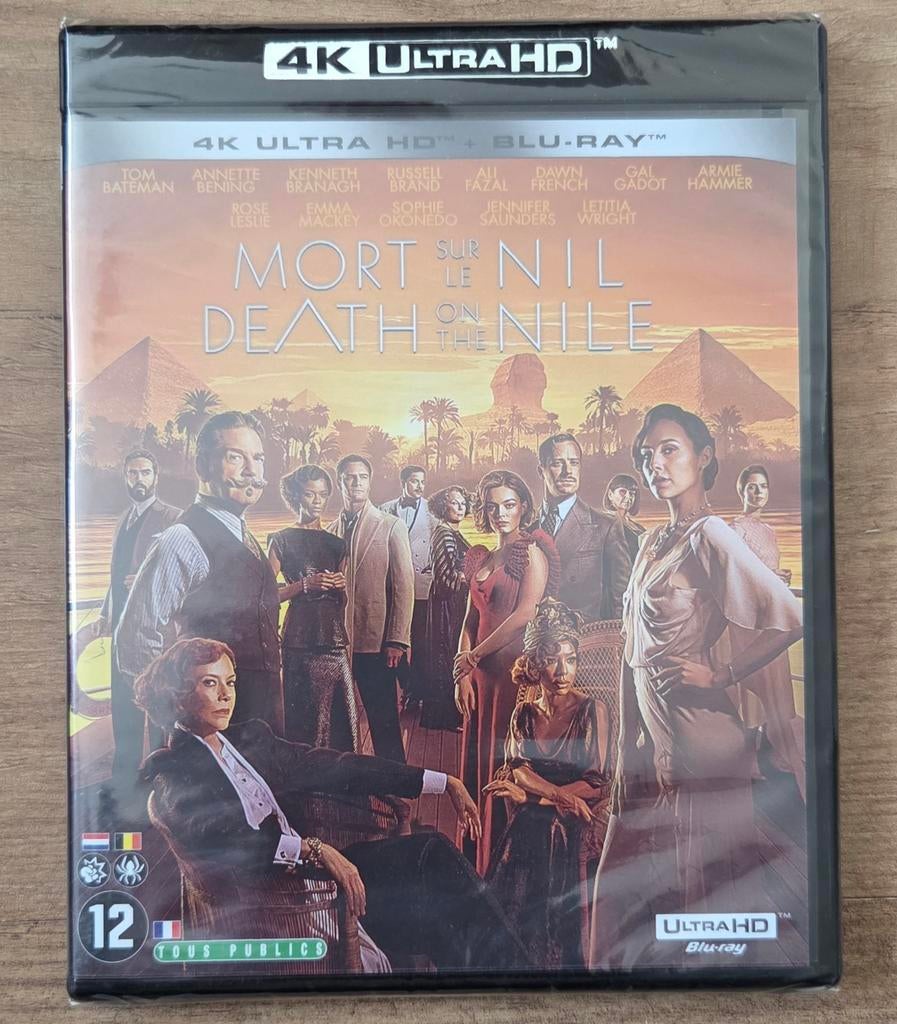 Death on the Nile 4K Ultra HD + Blu-ray Sealed, Ophalen of Verzenden, Nieuw in verpakking, Thrillers en Misdaad