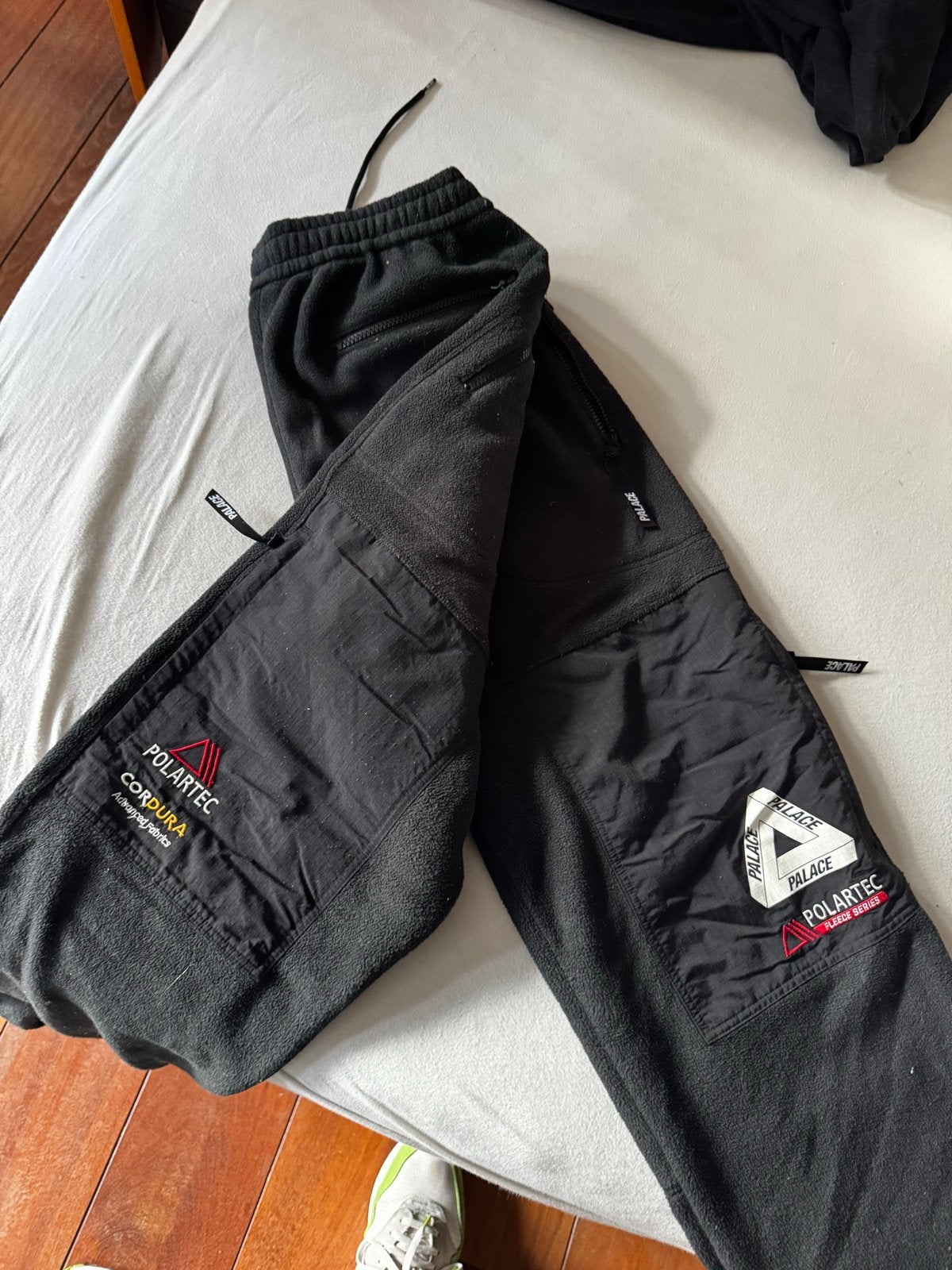 Palace Polartec CORDURA Fleece Broek Zwart maat M, Ophalen of Verzenden, Gedragen, Maat 48/50 (M), Zwart