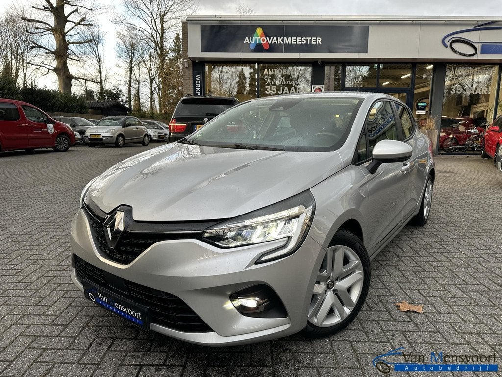 Renault Clio 1.6 E-Tech Hybrid 140 Business Zen 1eEig|LED|Ca, Auto's, Stof, Gebruikt, Euro 6, 4 cilinders