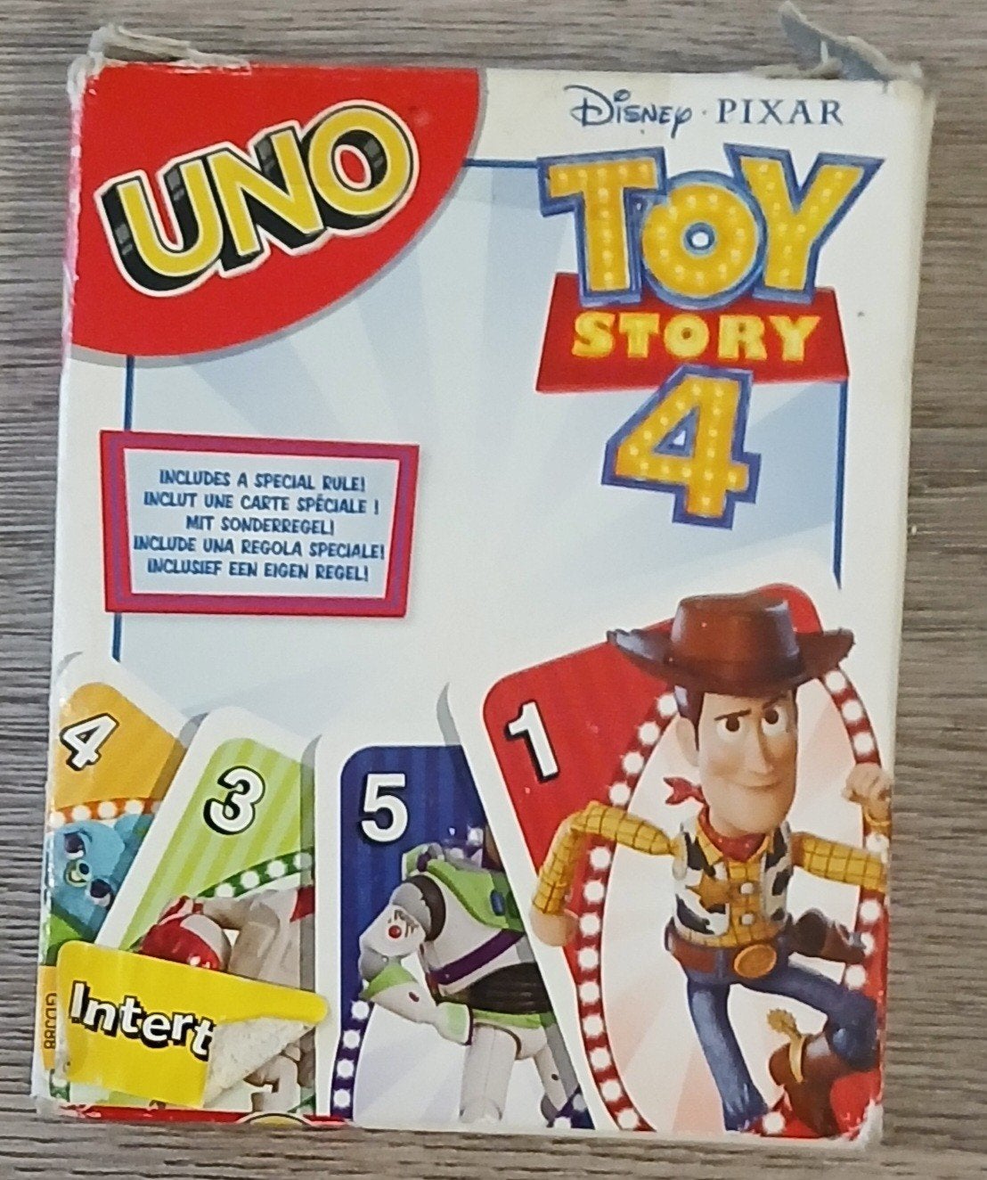 UNO Toy Story 4, Vijf spelers of meer, Ophalen of Verzenden, Gebruikt, Mattel