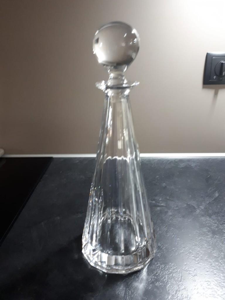 Kristallen karaf en zware kristallen waterkan, nieuw, Antiek en Kunst, Antiek | Glas en Kristal, Ophalen of Verzenden