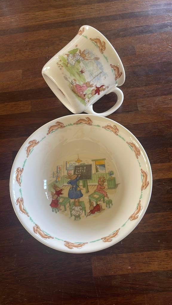 Kinder servies Royal Doulton Bunnykins, Ophalen of Verzenden, Overige stijlen