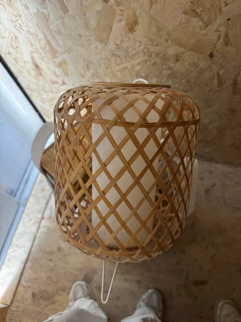 IKEA Gottorp bamboe wandlamp / sfeerlamp, Ophalen of Verzenden, Zo goed als nieuw