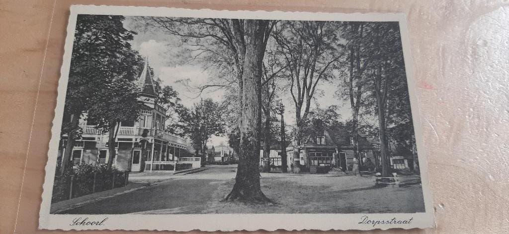 SCHOORL,  (GEMEENTE   BERGEN),   DORPSSTRAAT, Ophalen of Verzenden, 1940 tot 1960, Ongelopen, Noord-Holland