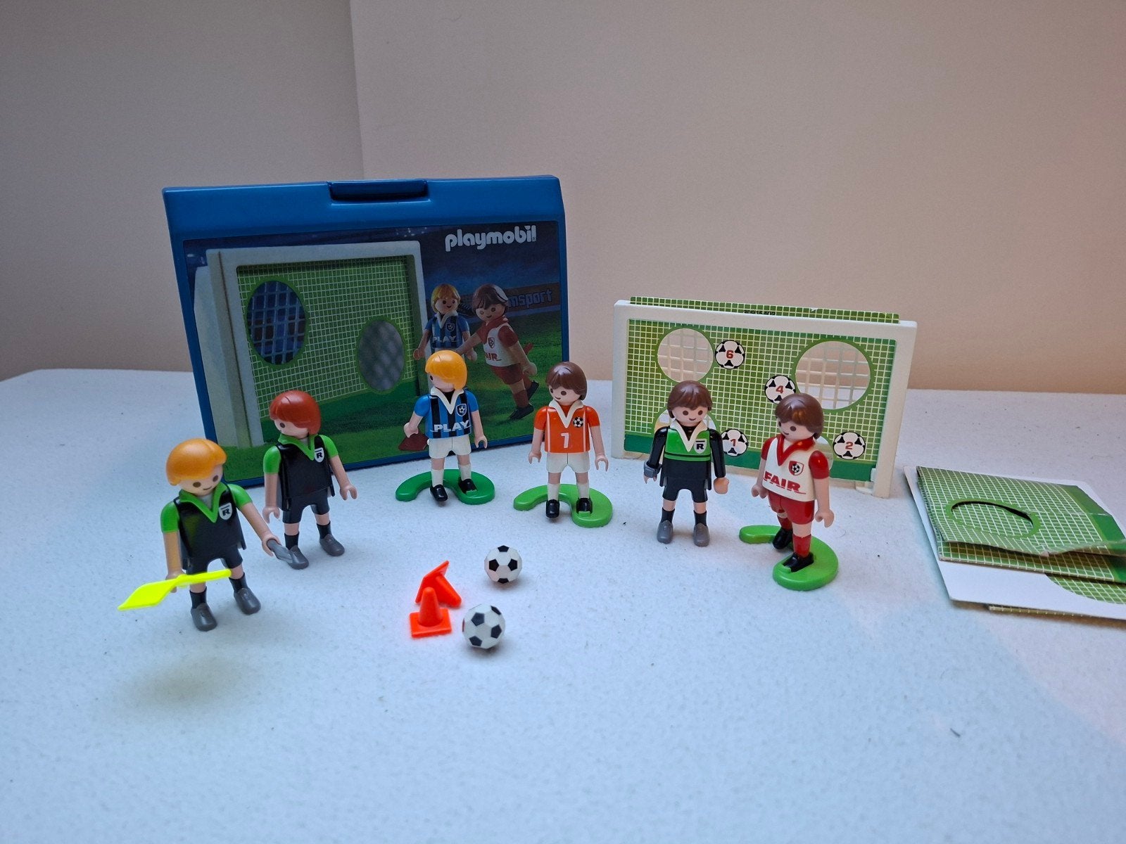 Playmobil Voetbal Speelset met Spelers scheidsrechters en Do, Ophalen of Verzenden, Gebruikt, Jongen of Meisje