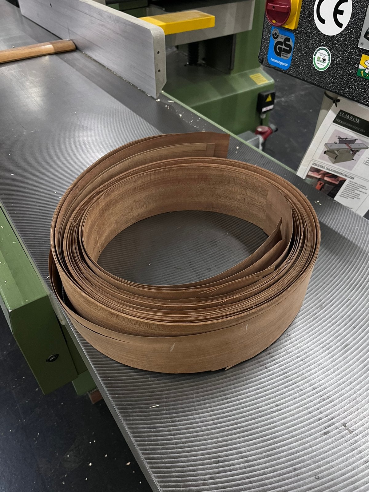 Fineer mahonie 3300x80x0.5 13x, Doe-het-zelf en Verbouw, Hout en Planken, Minder dan 25 mm, Overige typen, Ophalen of Verzenden