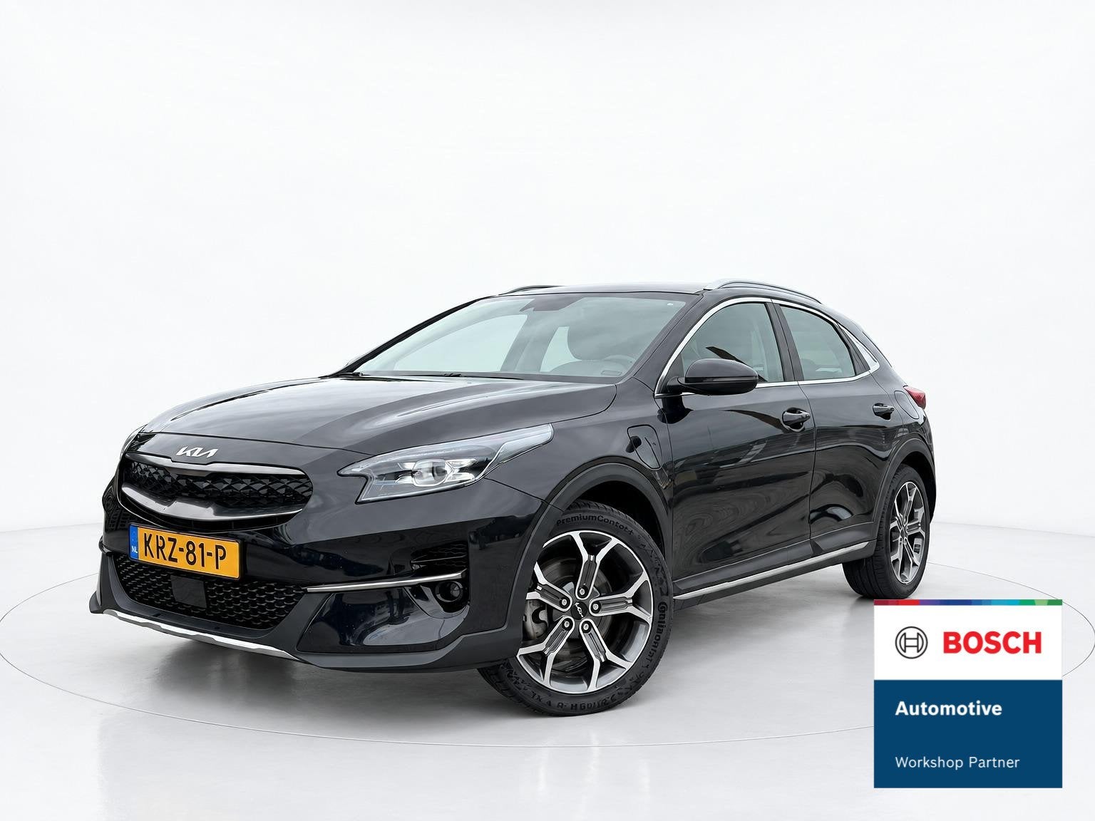 Kia XCeed 1.6 GDi PHEV DynamicLine, Auto's, XCeed, Gebruikt, Leder en Stof, Zwart