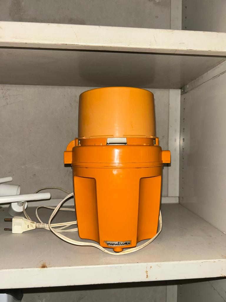 Vintage Moulinex 123 Hakmolen - Perfect Werkend, Minder dan 1 liter, Ophalen, Gebruikt, 1 snelheid