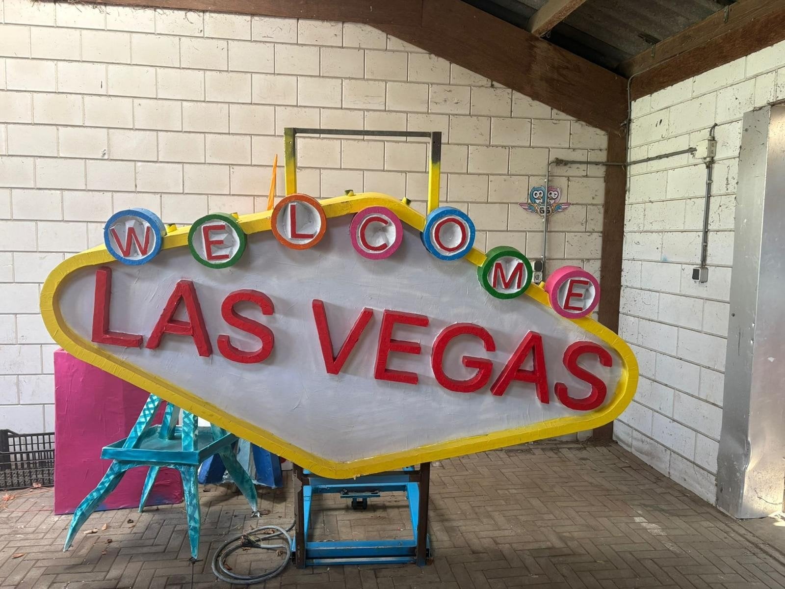 Las Vegas Decoratie voor carnavalswagen, Ophalen, Gebruikt, Versiering, Carnaval