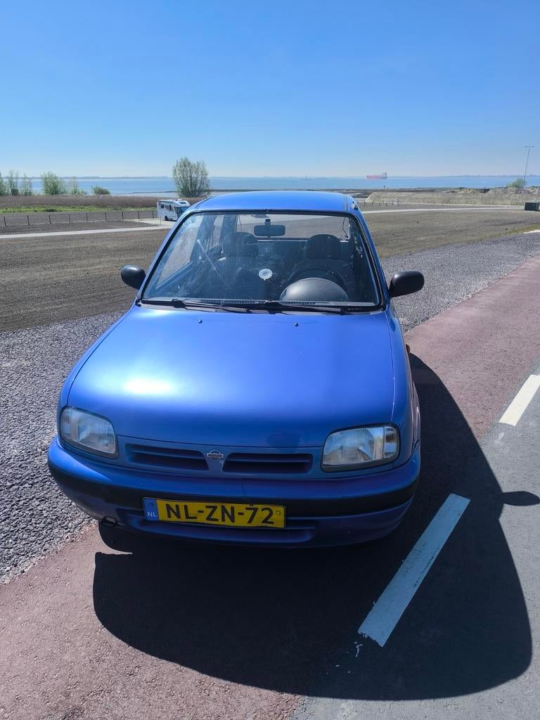 Nissan Micra 1.0 E 16V E2 1996 Blauw, Voorwielaandrijving, 4 cilinders, Blauw, Origineel Nederlands