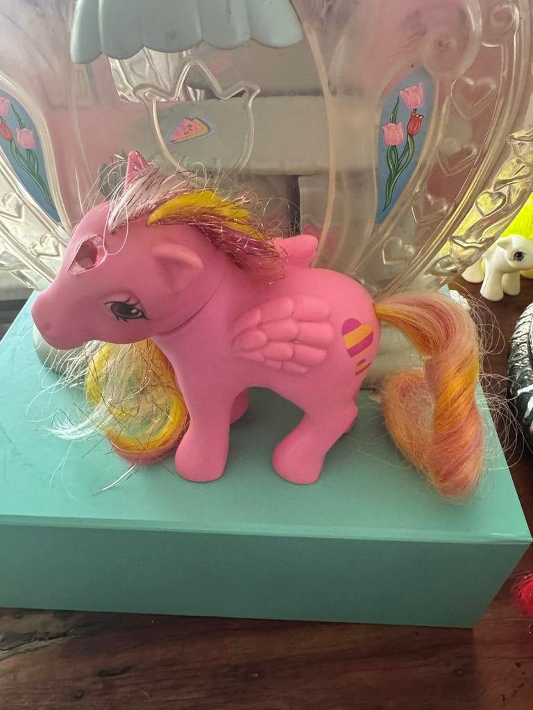 Vintage My Little Pony g1 brush&grow glittering gem, Ophalen of Verzenden, Zo goed als nieuw