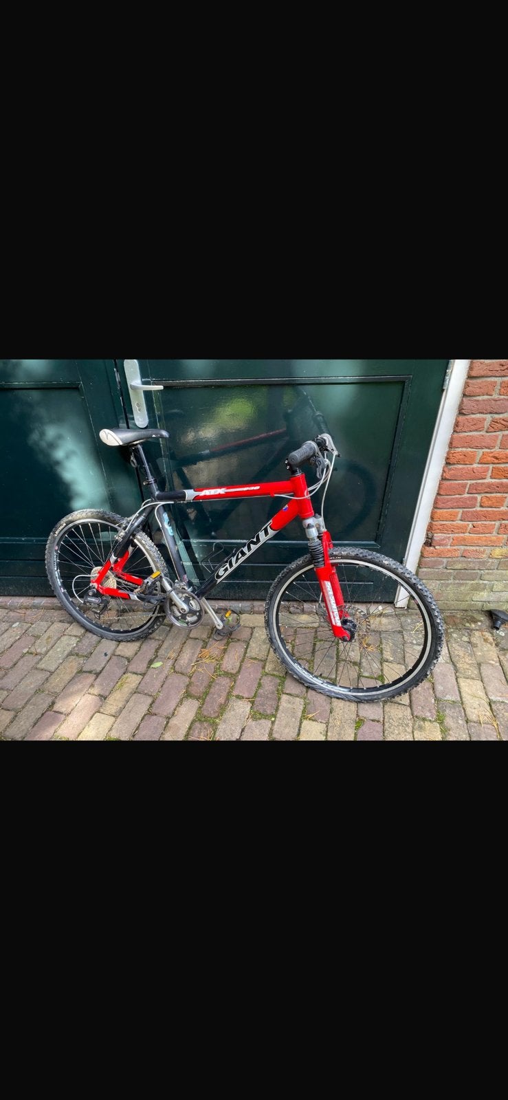 Mountainbike, weinig gebruikt, Giant, rood., Ophalen, 24 inch of meer, Gebruikt, Aluminium