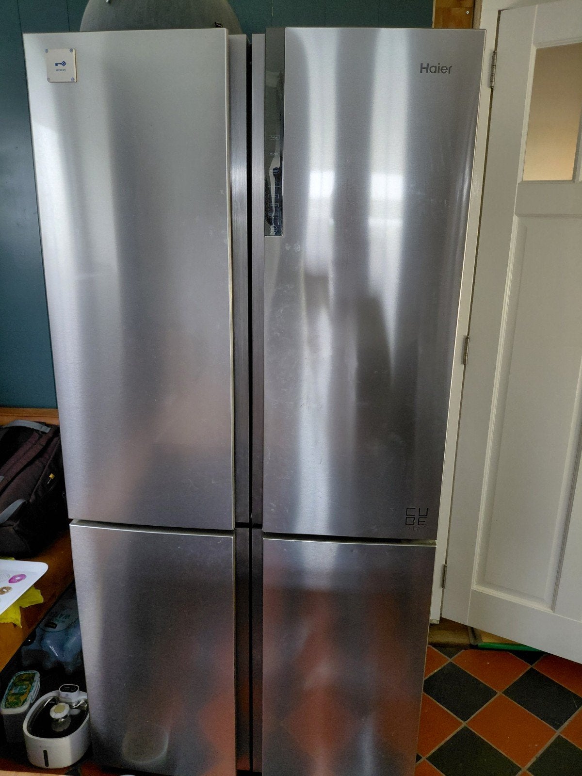 Haier Cube Series Koelkast - 4 jaar oud, goede staat, Ophalen, Gebruikt, 200 liter of meer, 60 cm of meer