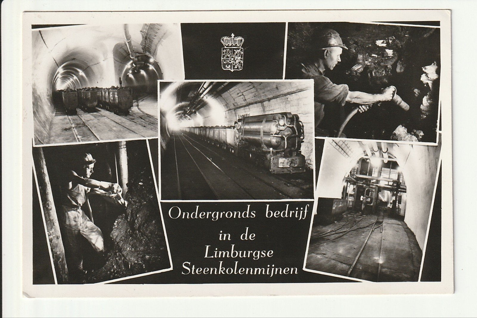 LIMBURGSE STEENKOLENMIJNEN ONDERGRNDS BEDRIJF PERSLUCHT LOC., Verzamelen, Ophalen of Verzenden, 1940 tot 1960, Gelopen, Limburg