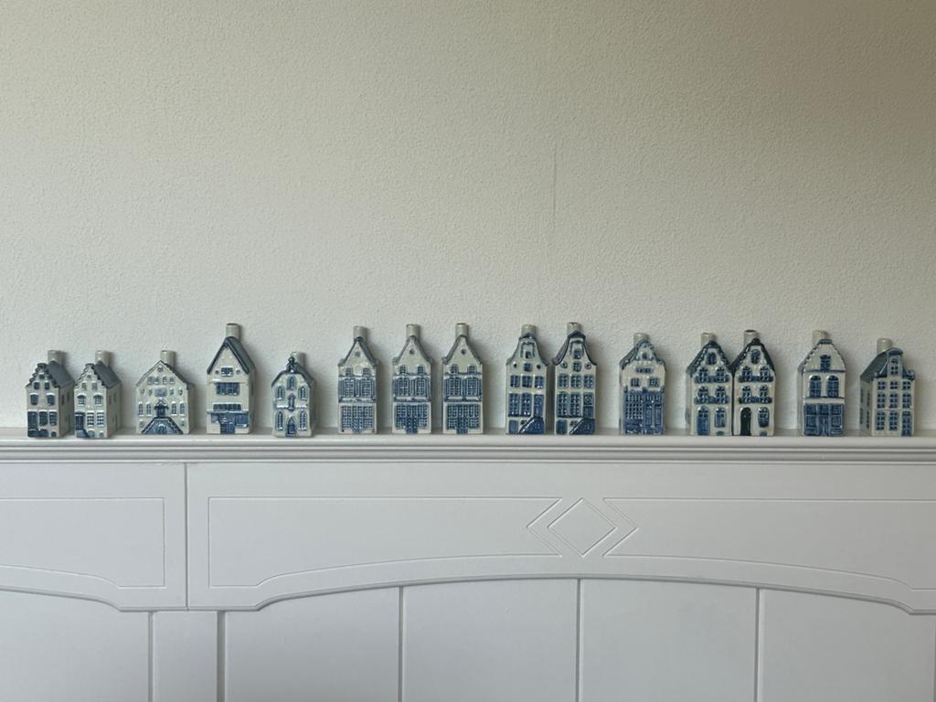 KLM Bols huisjes collectie 15 stuks lage nummers nette staat, Ophalen of Verzenden, Zo goed als nieuw, 1 t/m 20