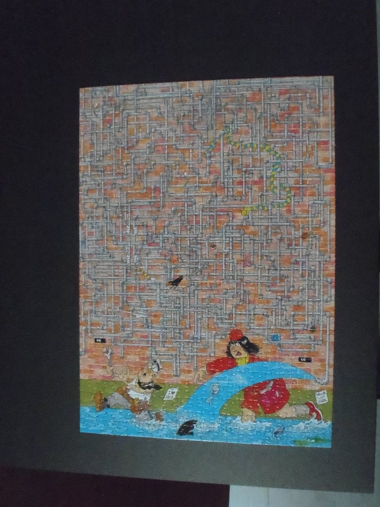 Waar is het lek? Van Jan van Haasteren Expert 5, Ophalen of Verzenden, 500 t/m 1500 stukjes, Nieuw, Legpuzzel