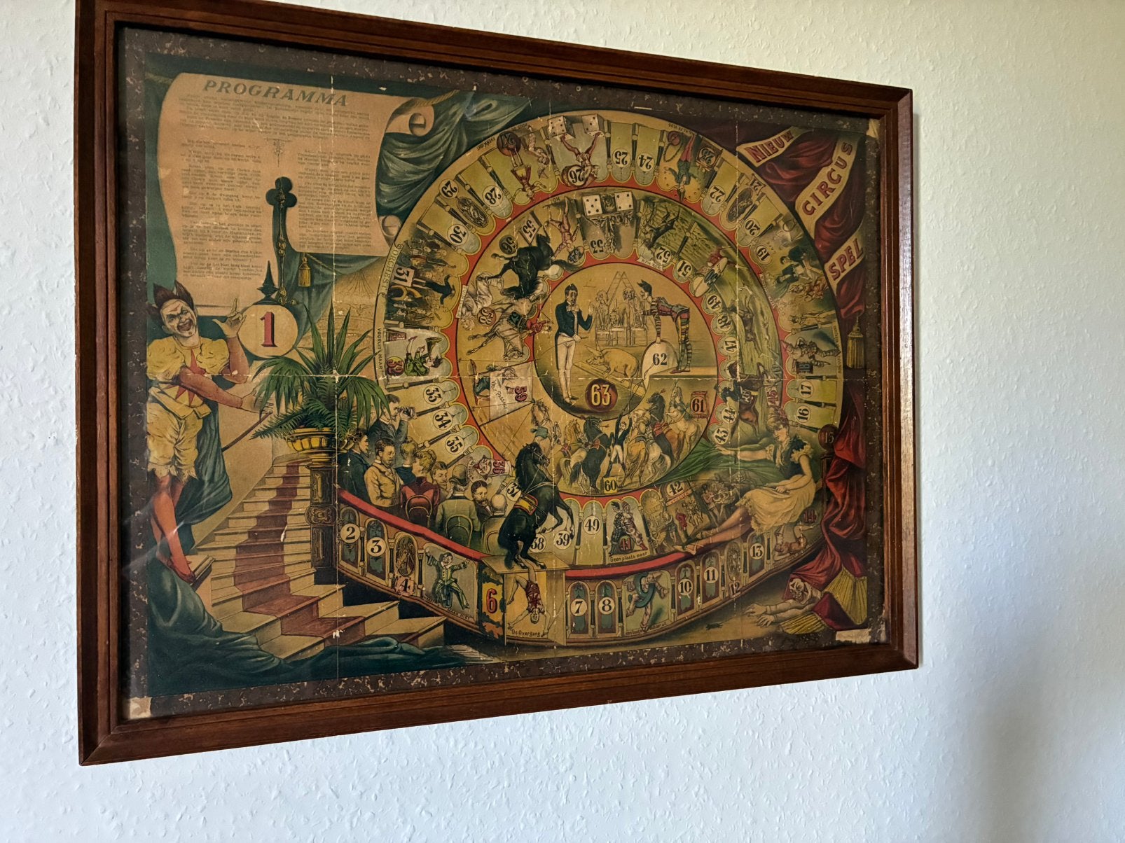 Circus Spel S. Warendorf Jr. (II), Amsterdam Zeer zeldzaam.!, Ophalen
