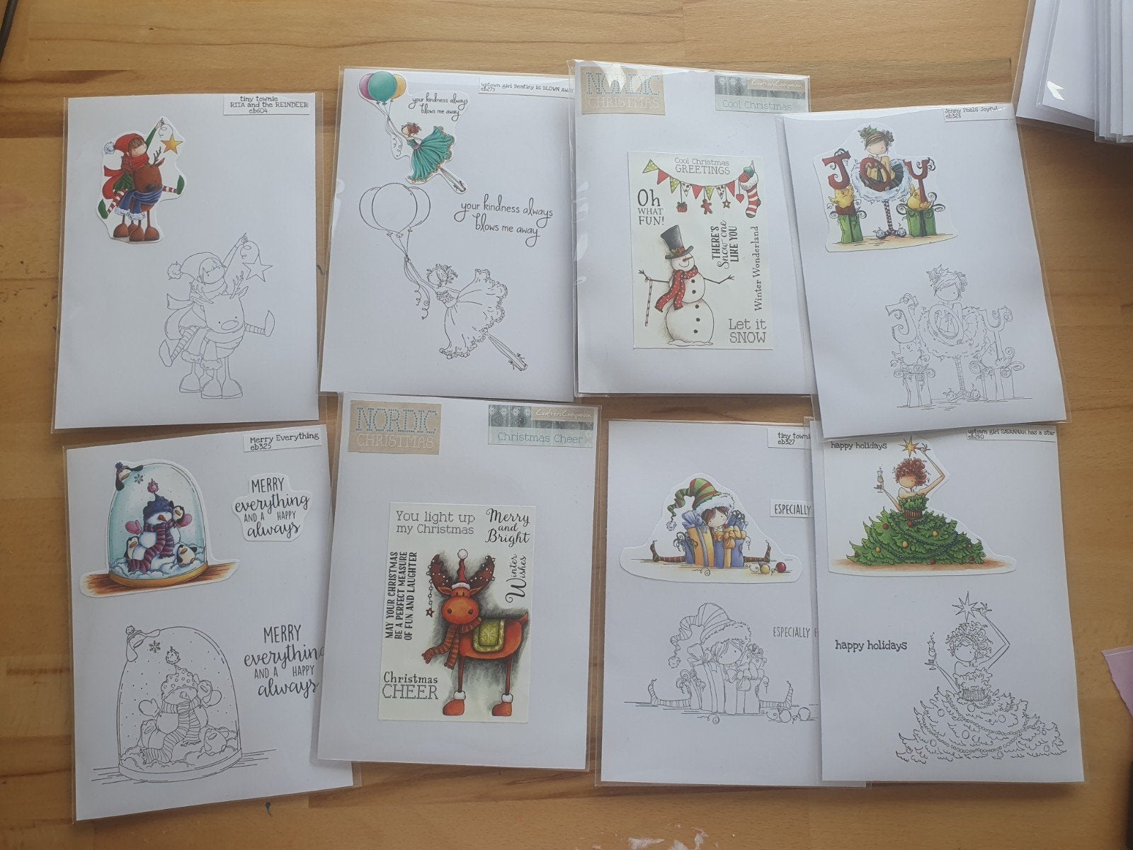 Grote collectie stempels (55+), Hobby en Vrije tijd, Ophalen of Verzenden, Zo goed als nieuw, Clearstamp