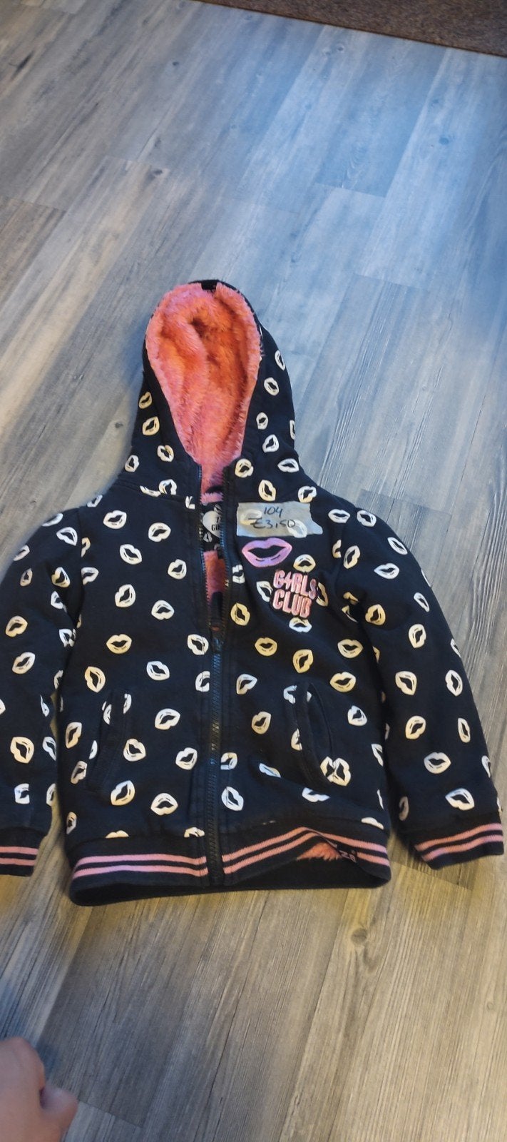 Z8 Girls borgvest met roze teddy voering - maat 104/110, Meisje, Ophalen of Verzenden, Zo goed als nieuw, Jas
