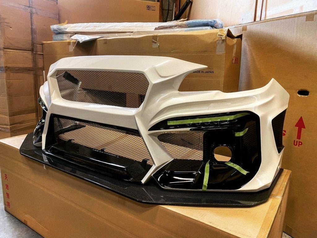 Liberal Voorbumper incl carbon splitter - Subaru WRX STi 16+