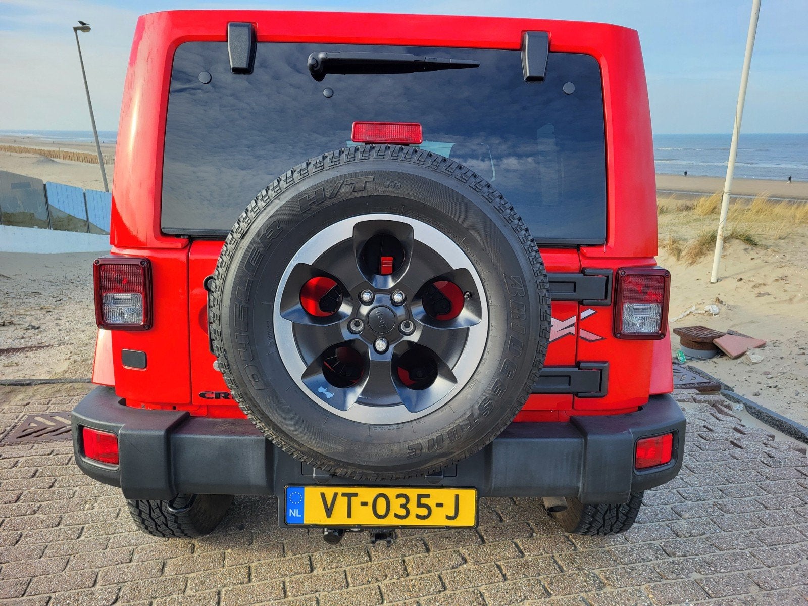 Jeep Wrangler 2.8 CRD BWJ 2016 prijs excl. btw, Auto's, Automaat, Zwart, 4 cilinders, Leder