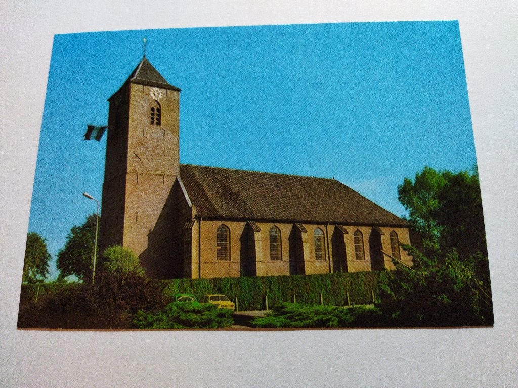 Ansichtkaart Rouveen Ned Herv Kerk, Ophalen of Verzenden, 1960 tot 1980, Ongelopen, Overijssel