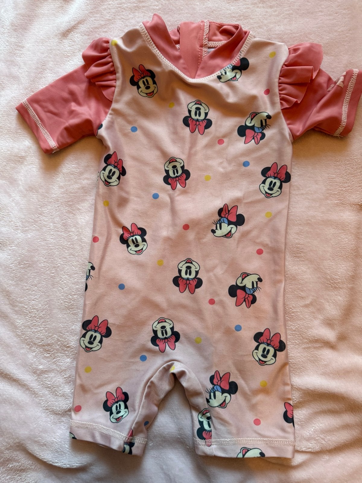 Minnie Mouse UV-zwempakje voor meisjes maat 74, Badpak, Ophalen of Verzenden, Zo goed als nieuw, UV-zwemkleding