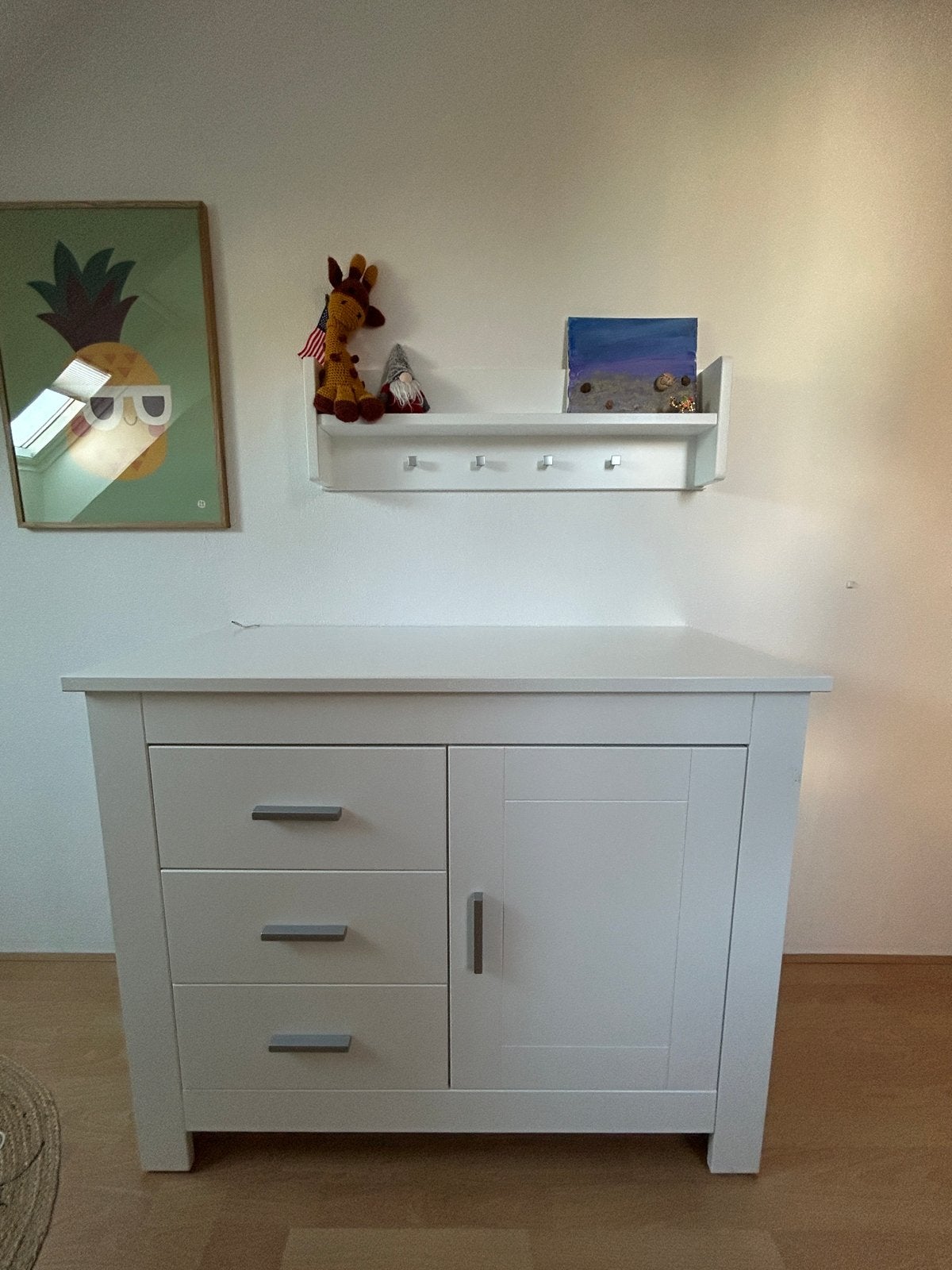 Bopita - Complete kinderkamer Wit - Bed, Commode, Kast, Ophalen, Zo goed als nieuw, Jongetje of Meisje