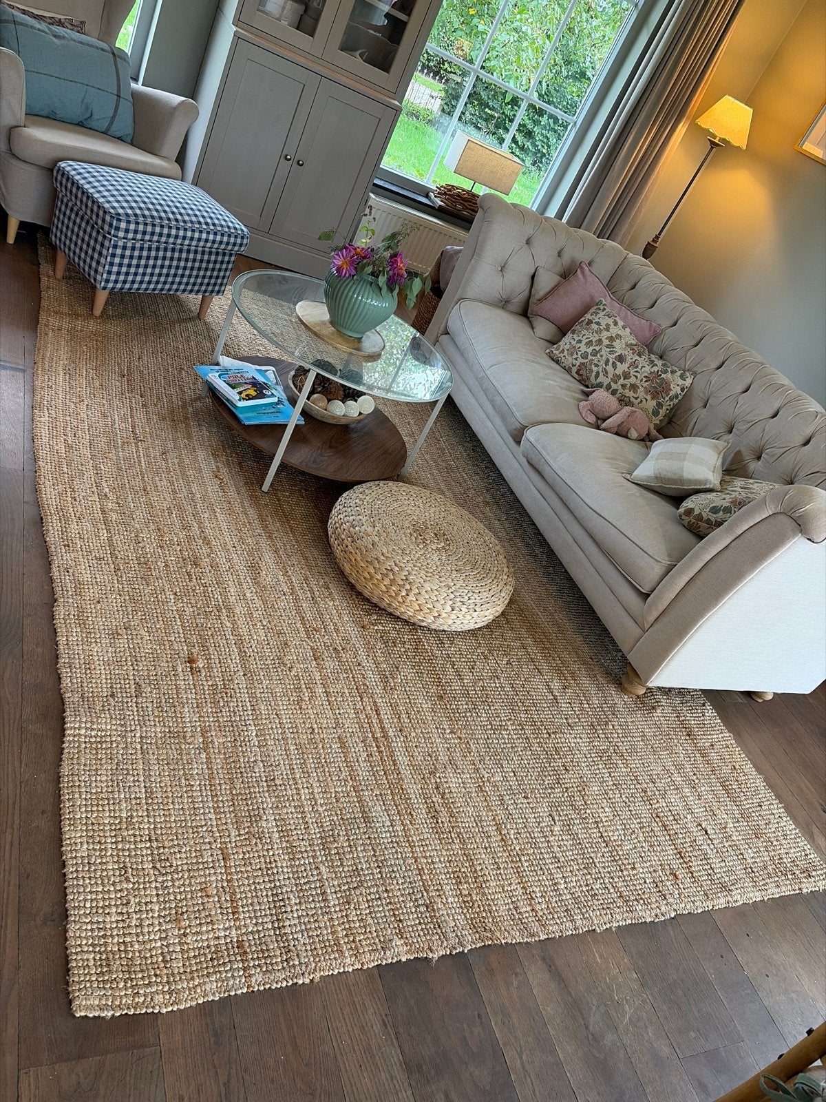 Juten vloerkleed Ikea - 300x200cm, Ophalen, Beige, 150 tot 200 cm, 200 cm of meer