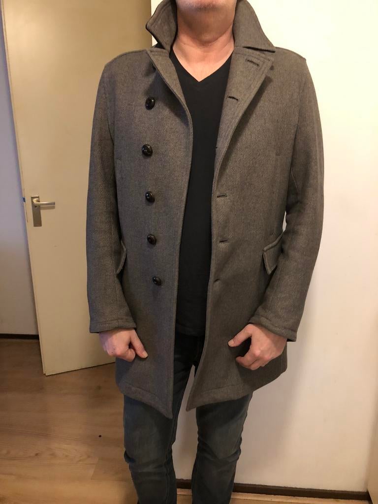 Gian Carlo Rossi designer jas maat 52, Ophalen of Verzenden, Zo goed als nieuw, Maat 52/54 (L), Grijs