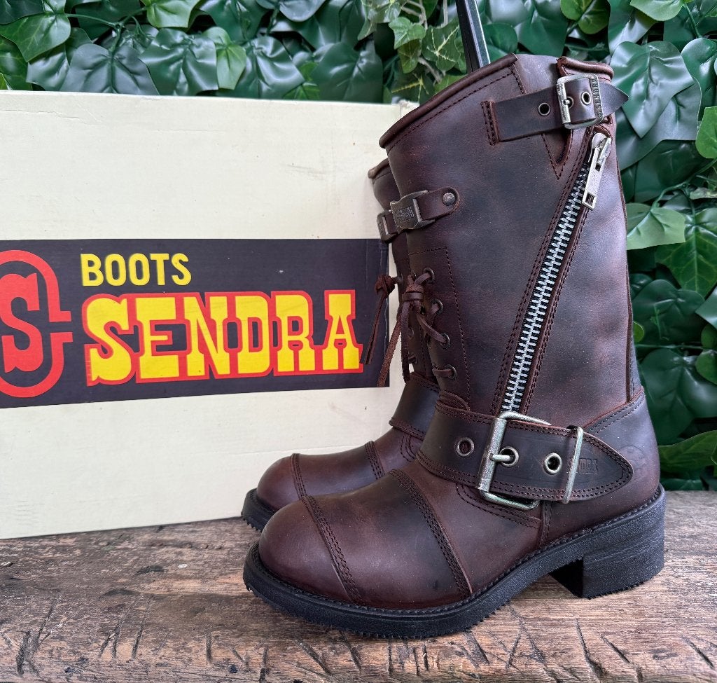 stoere mooie vintage biker boots van Sendra maat 38, Bruin, Nieuw, Ophalen of Verzenden, Sendra
