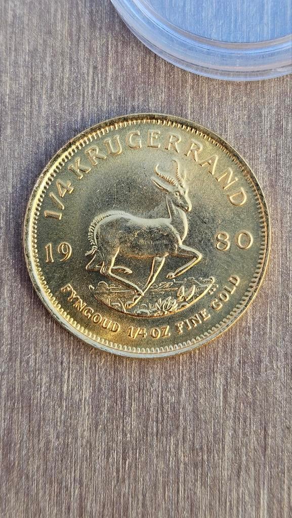 1/4 ounce krugerrand 1980, Ophalen of Verzenden