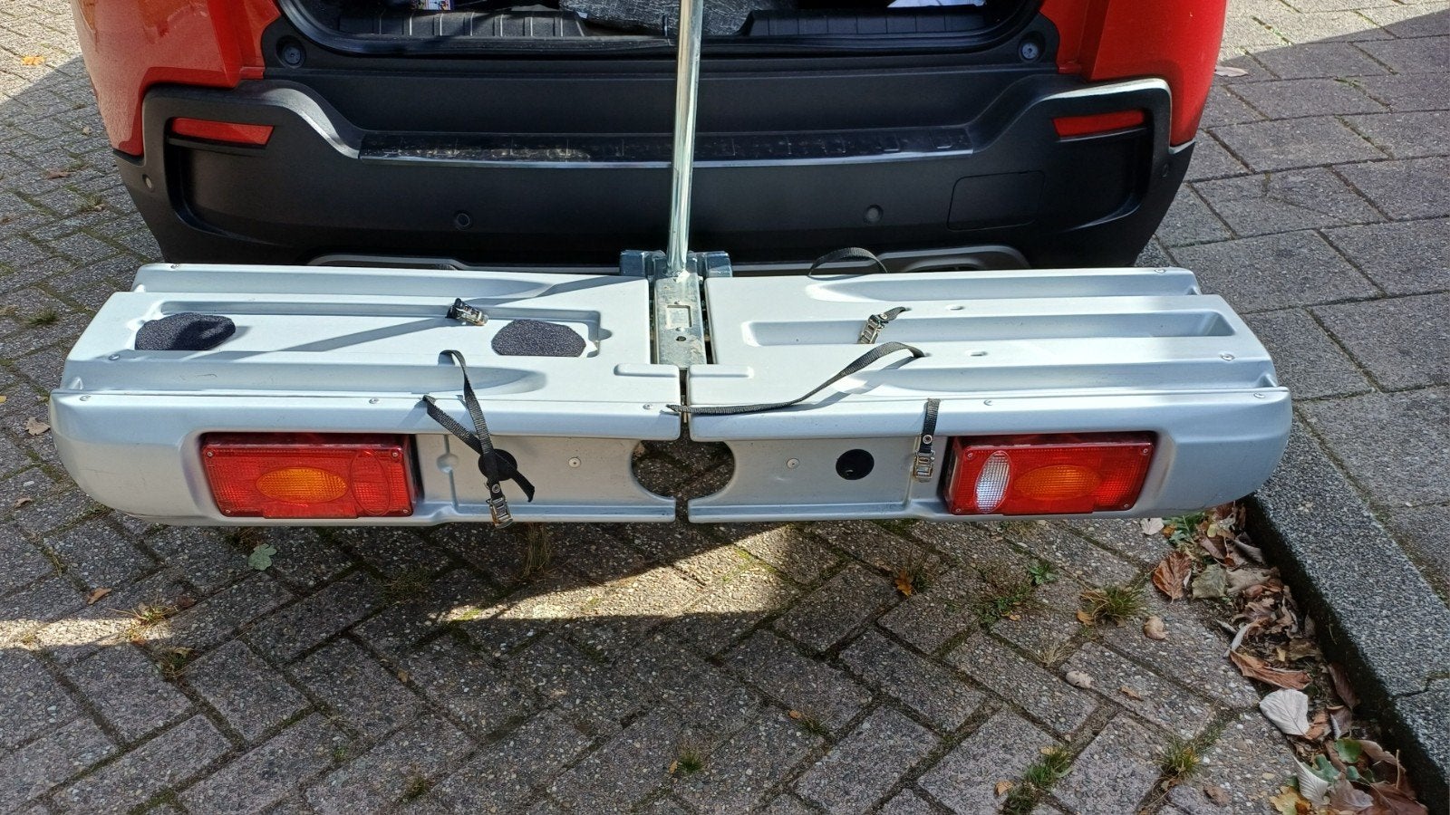 Trekhaak fietsendrager voor 2 elektrice fietsen, Auto diversen, Ophalen, 2 fietsen, Gebruikt, Trekhaakdrager
