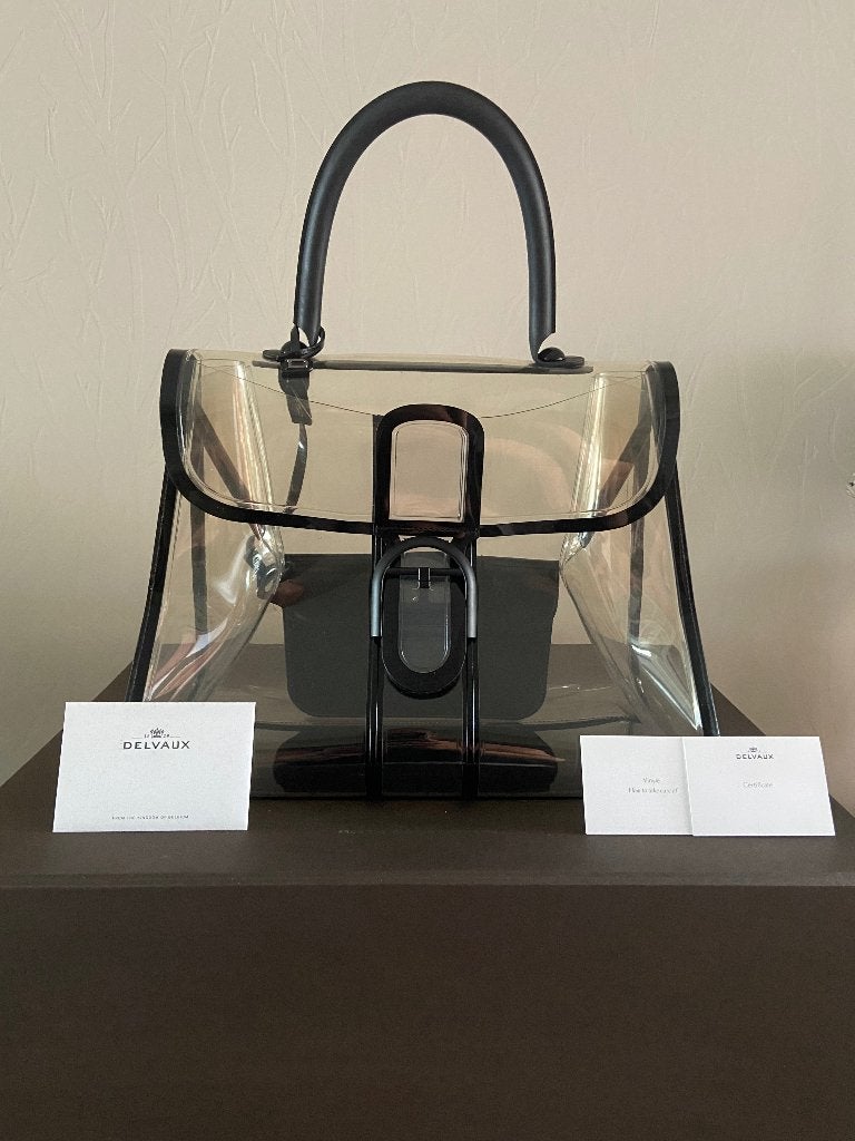 Delvaux Brillant Xray GM – Limited Edition – Complete Set, Ophalen of Verzenden, Zo goed als nieuw, Zwart, Handtas