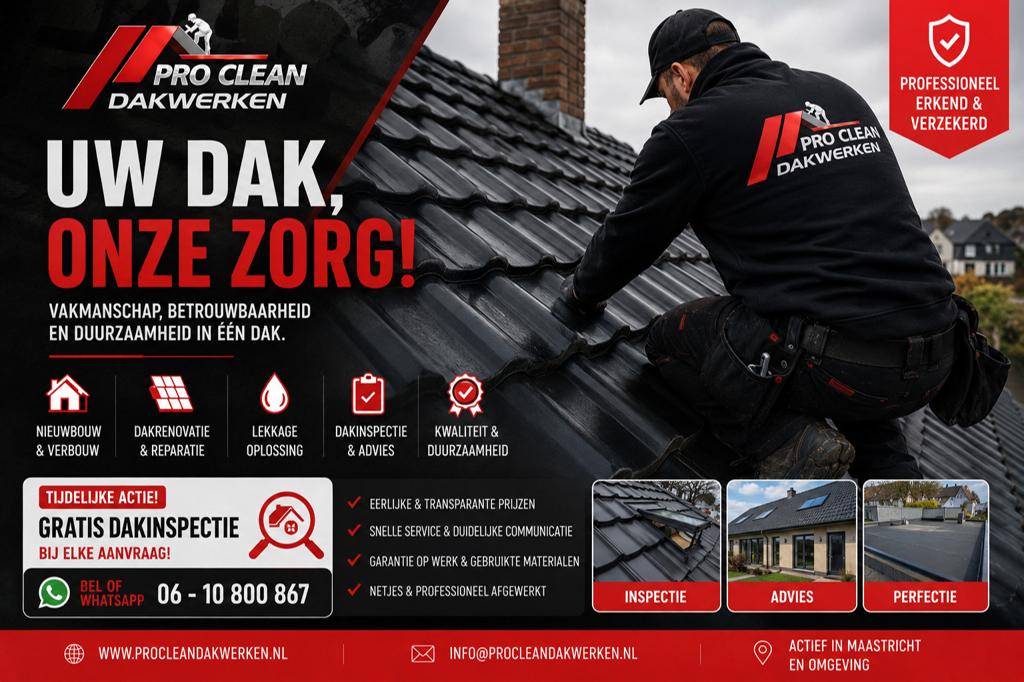 Dakdekker Maastricht–GRATIS Dakinspectie | 24/7 Spoedservice, Diensten en Vakmensen, Dakdekkers en Rietdekkers, Garantie