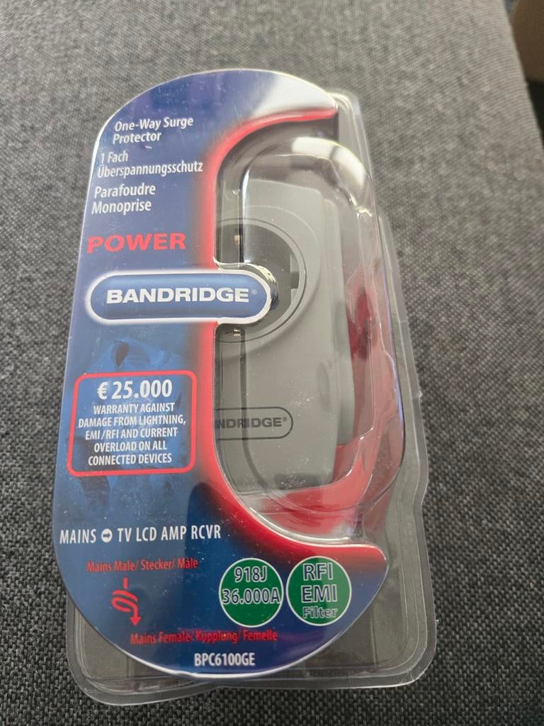 Bandridge BPC6100GE Overspanningsbeveiliging, Ophalen of Verzenden, Nieuw, Overige kabels