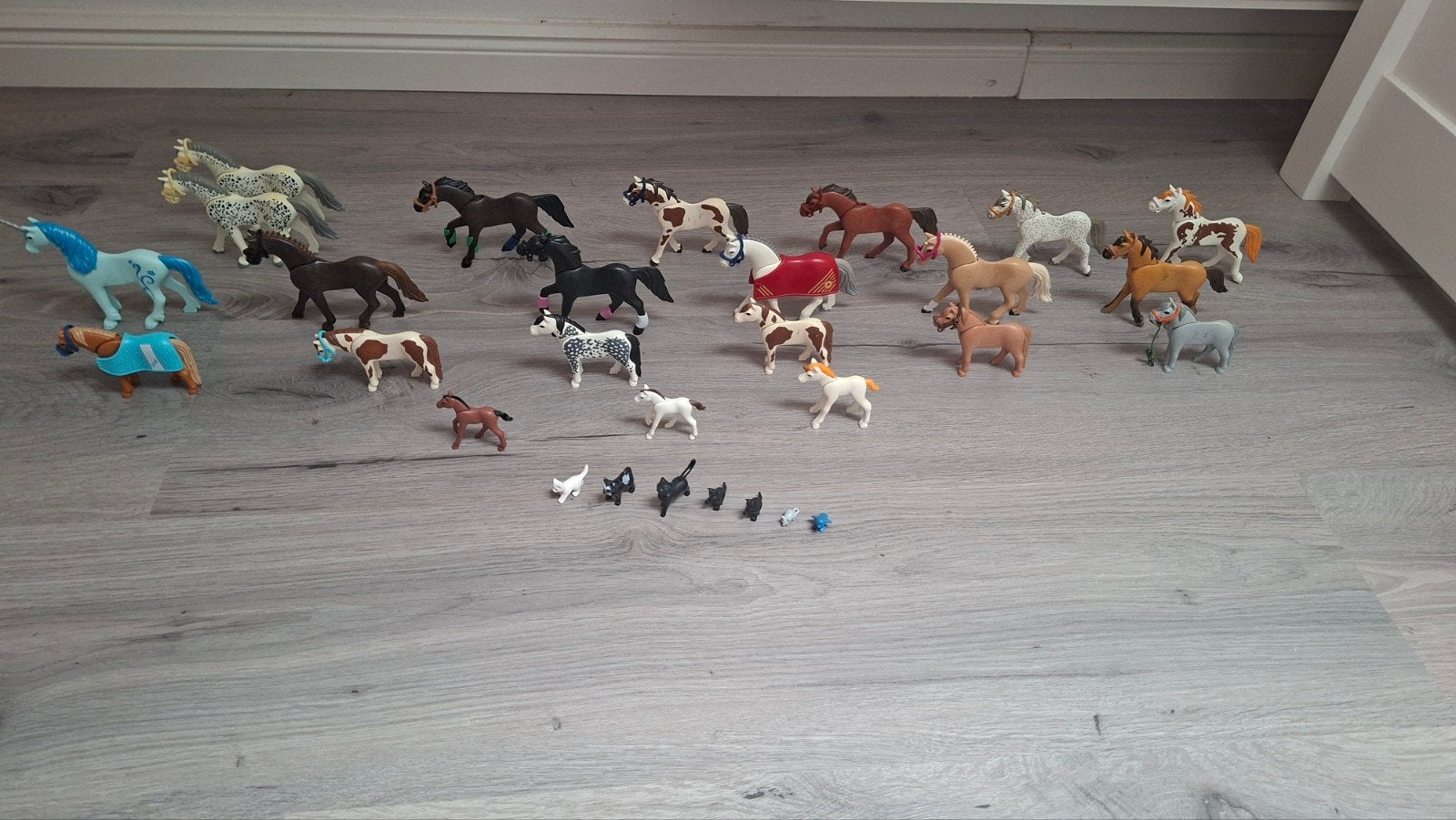 Grote Playmobil Paarden en Ruiters Collectie met Accessoires, Ophalen, Gebruikt, Jongen of Meisje