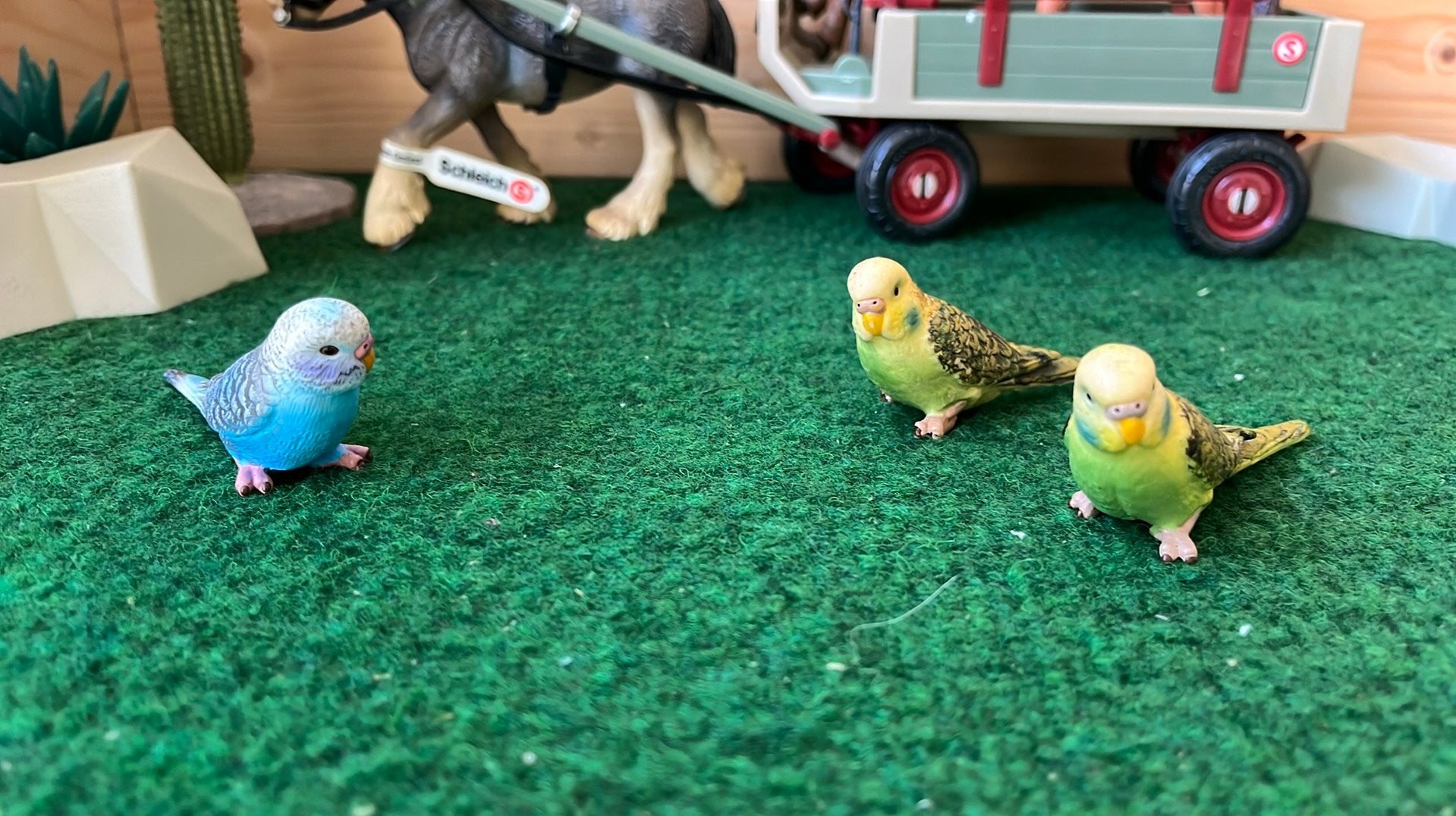 Schleich vogels, Verzamelen, Dierenverzamelingen, Verzenden, Zo goed als nieuw, Vogel, Beeldje of Figuurtje