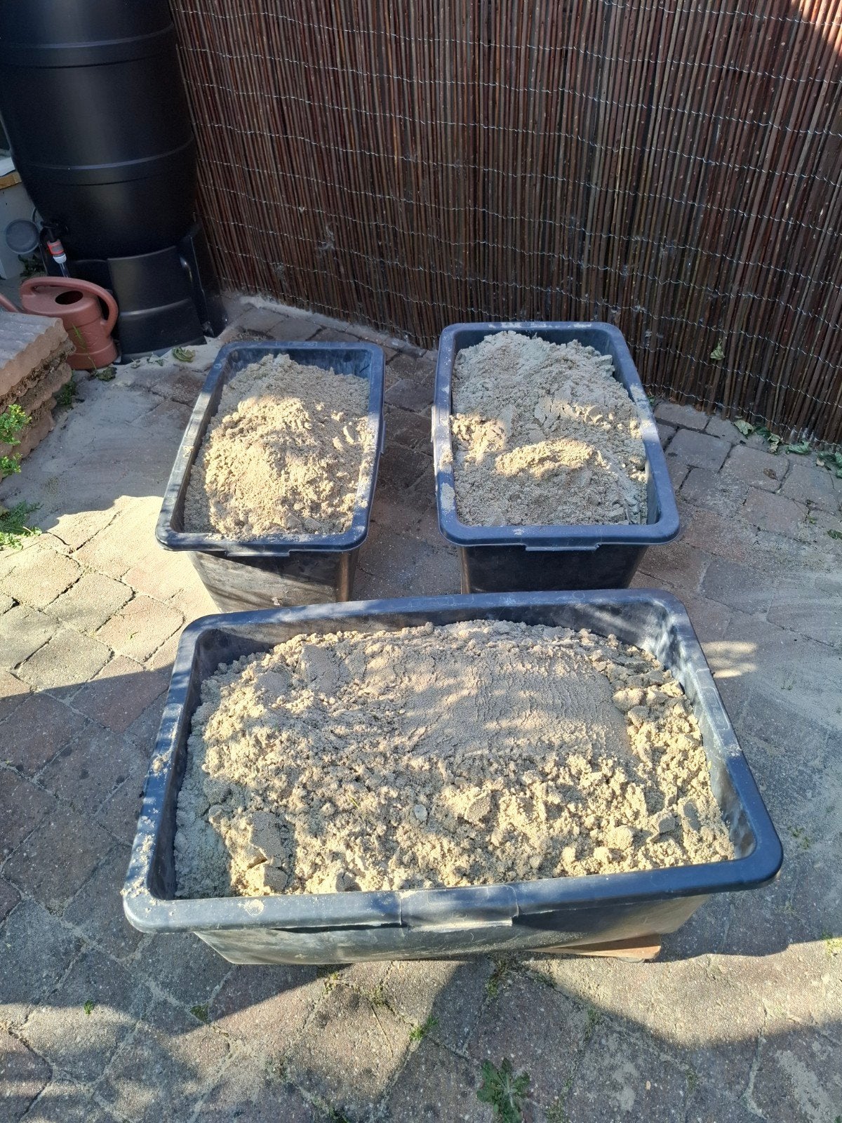 GRATIS AFHALEN ongeveer 250 liter zand, Tuin en Terras, Zand, Ophalen, Ophoogzand